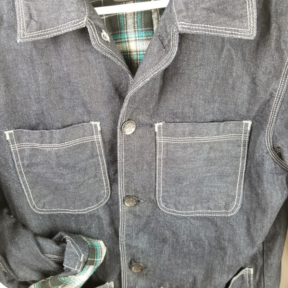 Levi's Long Jean Jacket Small 107 - Picture 4 of 8